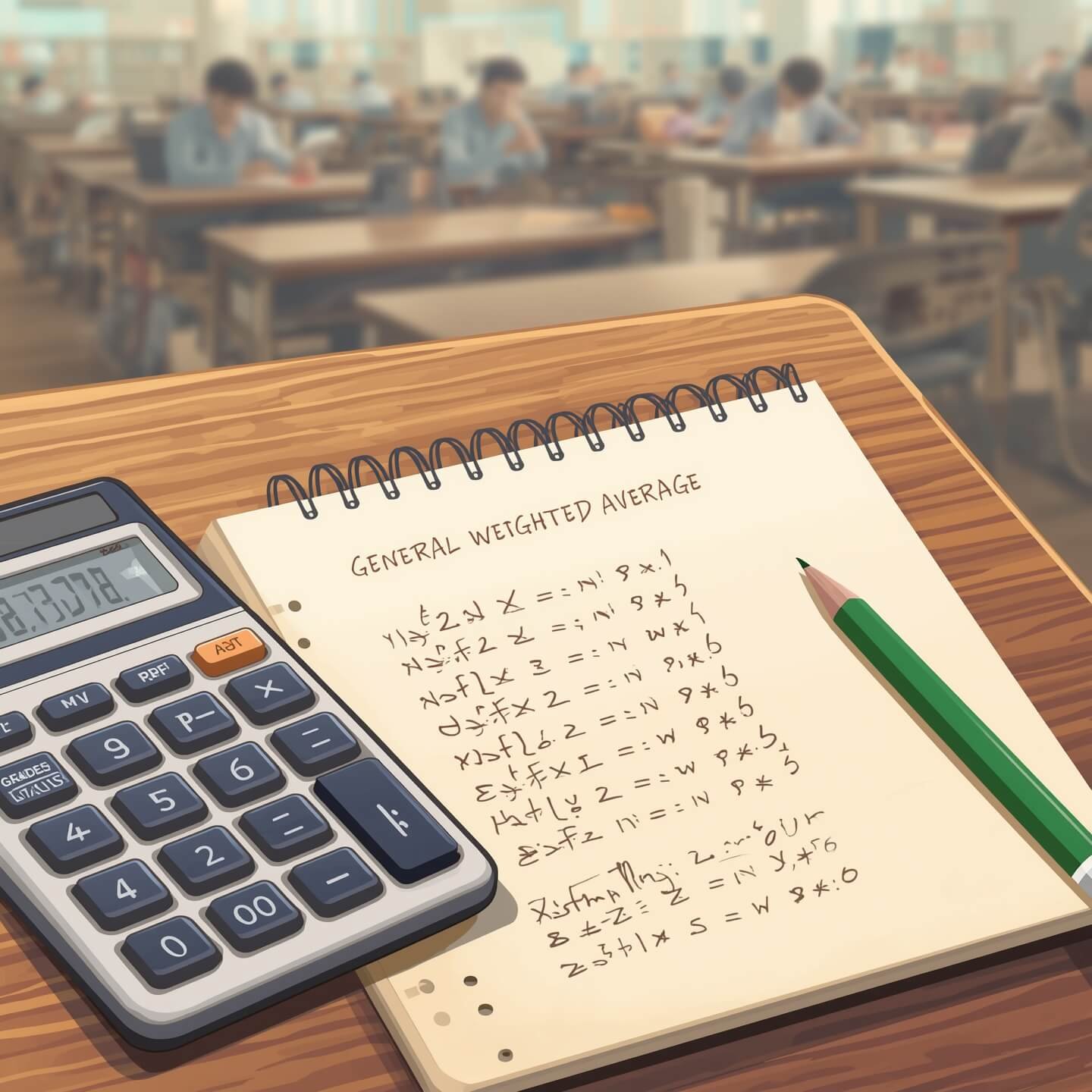 “Step-by-step guide to calculating General Weighted Average (GWA) with formula and example”
